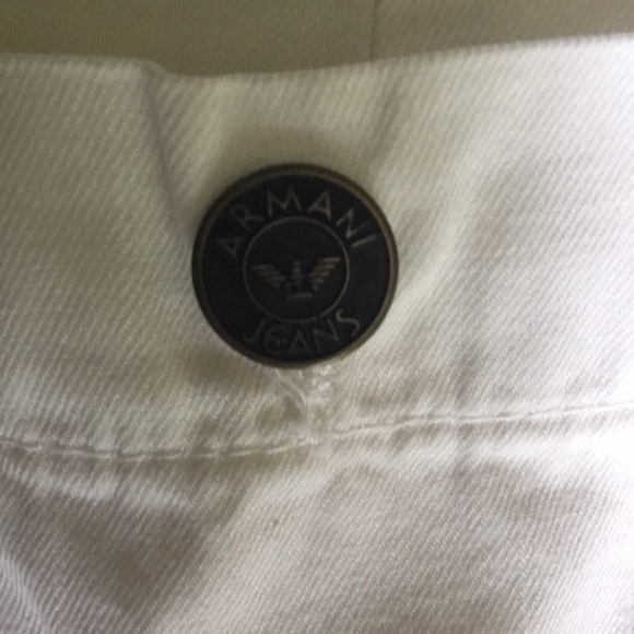Vintage White Armani Jeans - Picture 3 of 4